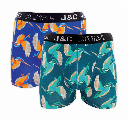 J C heren boxer 2 pak 30061-S