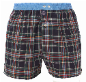 McAlson Boxer met binnenbroek blauw ruitje