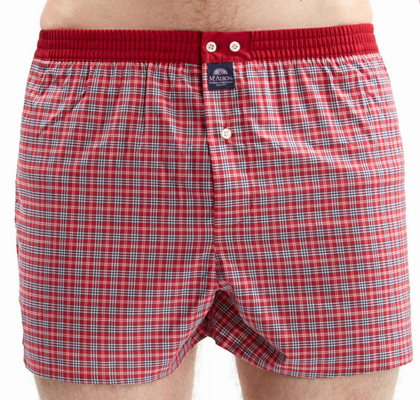 McAlson Boxer met binnenbroek rood