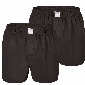 MG-1 MG-1 Wijde Boxershorts Heren 2-Pack Zwart Uni