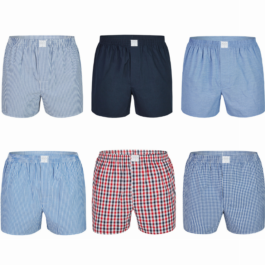 MG-1 MG-1 Wijde Boxershorts Heren 6-Pack Classics Multipack