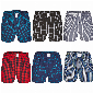 MG-1 MG-1 Wijde Boxershorts Heren 6-Pack Geblokt Multipack