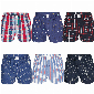 MG-1 MG-1 Wijde Boxershorts Heren 6P D620 Multipack