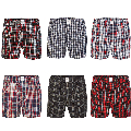 MG-1 MG-1 Wijde Boxershorts Heren 6P D628 Multipack