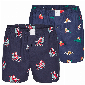 MG-1 MG-1 Wijde Kerst Boxershorts Heren 2-Pack