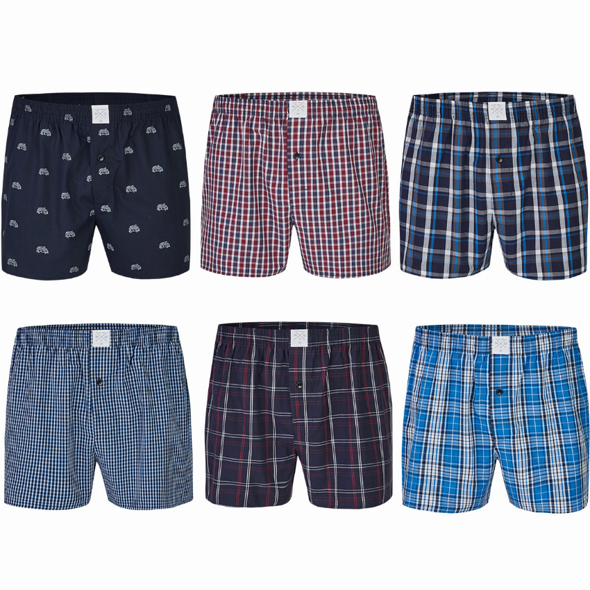 MG-1 MG-1 Wijde Kinder Boxershorts Jongens 6-Pack 700K