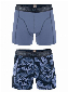 MuchachoMalo 2-pack Short Bflyx print licht blauw