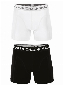 MuchachoMalo 2-pack Shorts Wit Zwart