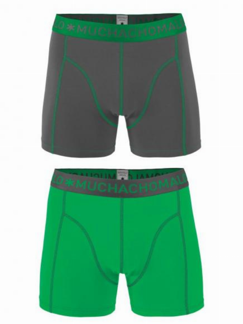 MuchachoMalo Shorts 2-pack Groen Grijs