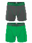 MuchachoMalo Shorts 2-pack Groen Grijs