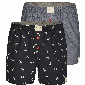 Phil Co Phil Co 2-Pack Wijde Boxershorts Heren PH-156