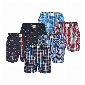 Phil Co Phil Co 6-Pack Geweven Wijde Boxershorts Heren HBOD59 Multipack