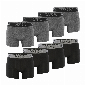 Phil Co Phil Co Boxershorts Heren Zwart Antraciet8-Pack