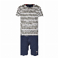 Phil Co Phil Co Shortama Heren Grijs Blauw Stripe