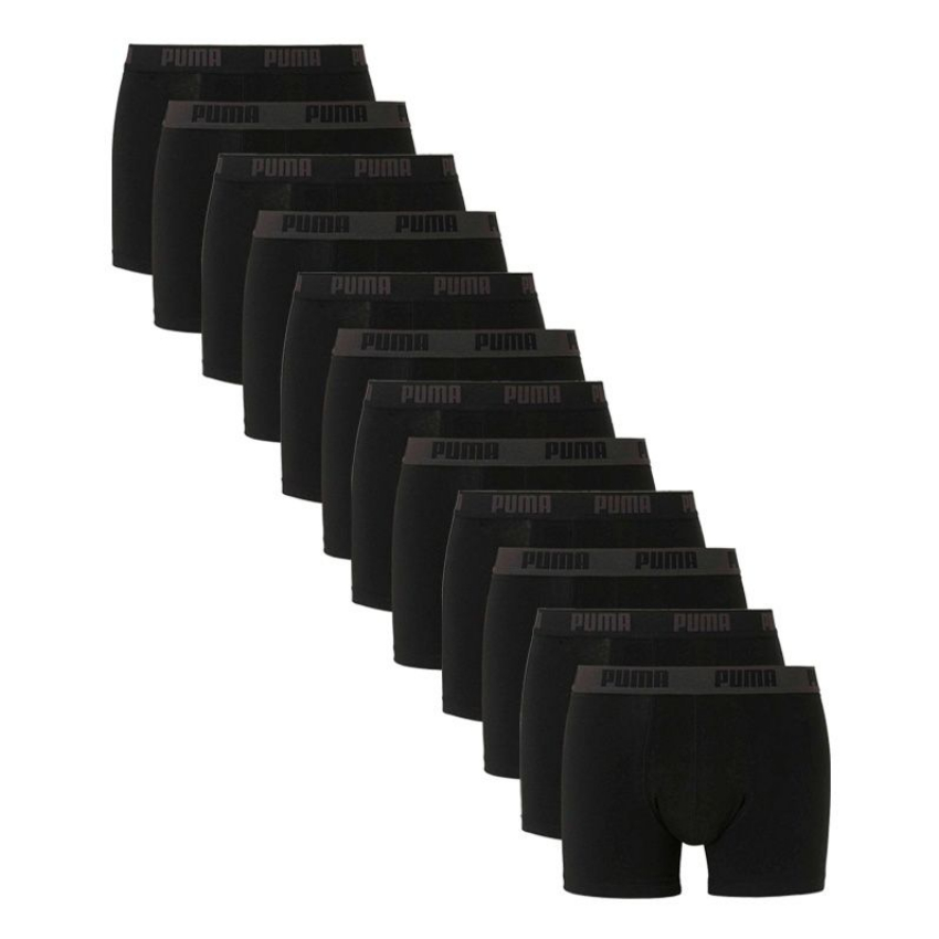 Puma 12-pack basic boxershorts - zwart