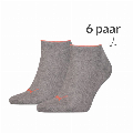 Puma 6 paar sneaker sokken lurex grijs