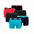 Puma 6-pack boxershorts - rood blauw zwart