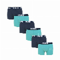 Puma 6-pack boxershorts statement bold cat - blauw aqua
