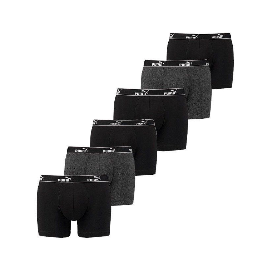 Puma 6-Pack Boxershorts Tripple Black