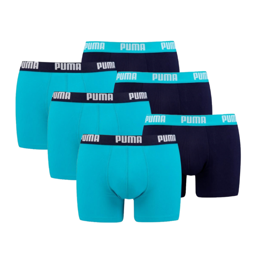 Puma 6-pack heren boxershort Basic - lichtblauw blauw