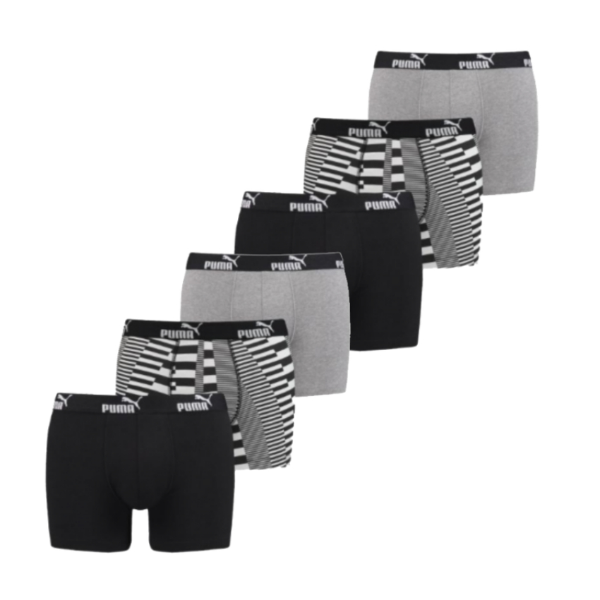 Puma 6-pack heren boxershorts - zwart