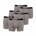 Puma 6-pack Lifestyle Sueded Cotton Boxershorts - grey