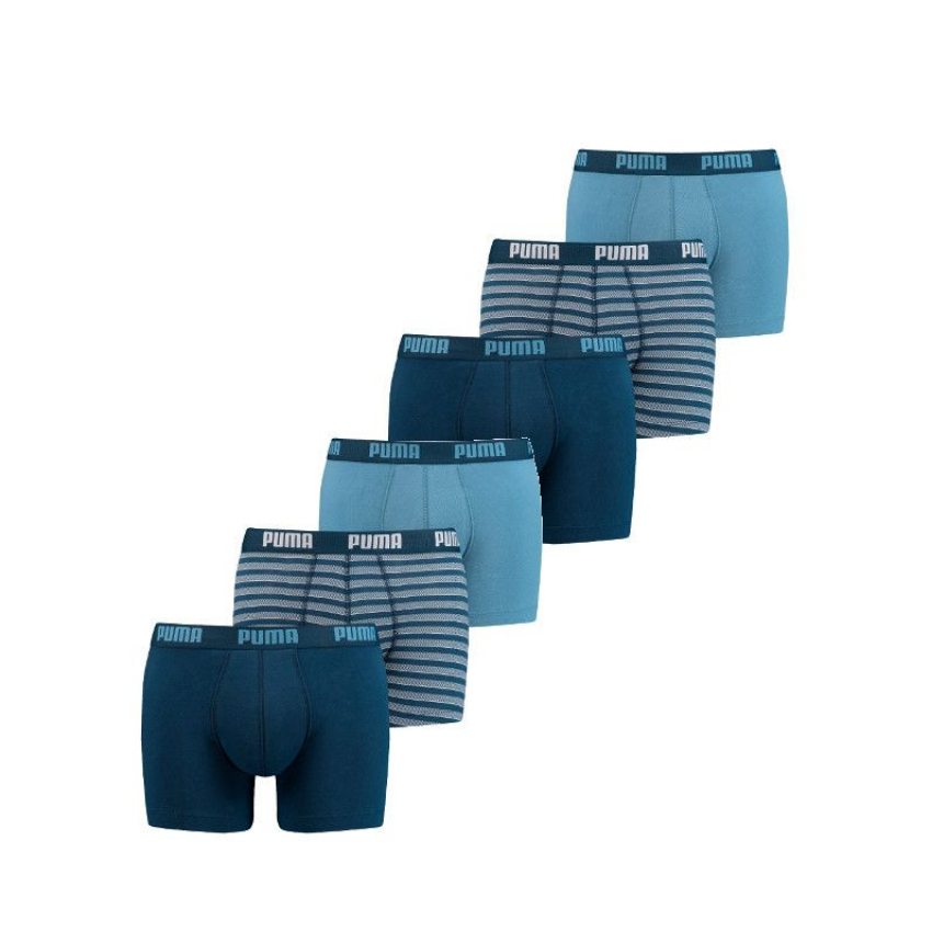 Puma 6-pack stripe blue jeans