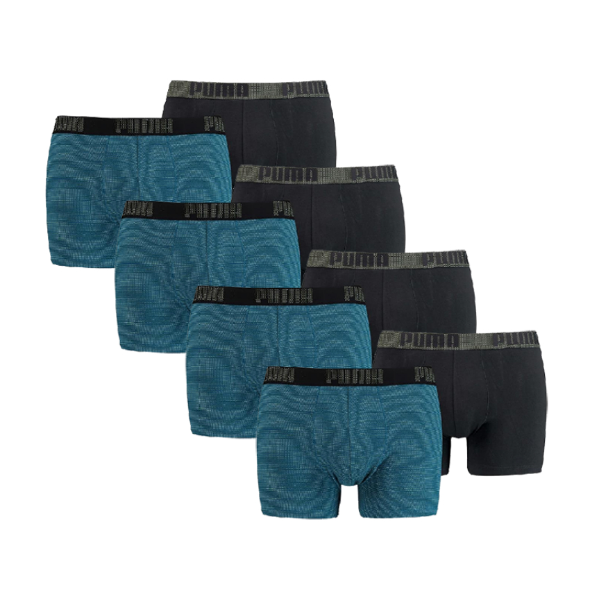 PUMA 8-pack boxershorts birdfeed stripe blauw