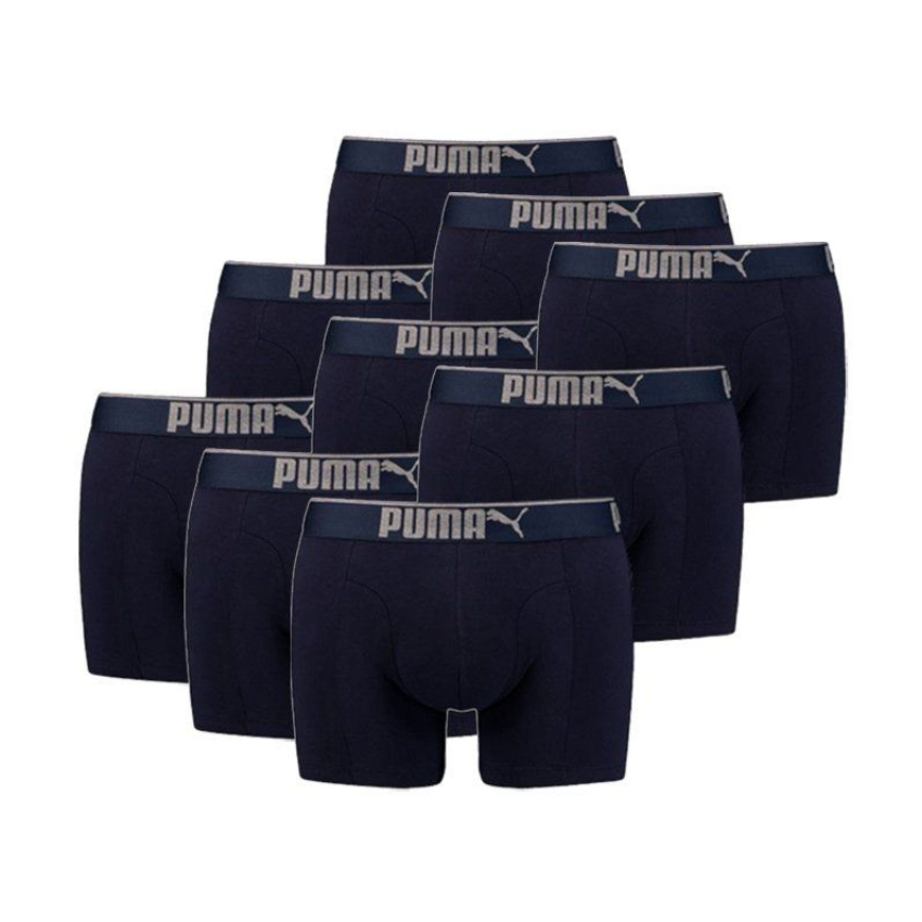 Puma 9-pack Lifestyle Sueded Cotton Boxershorts - navy