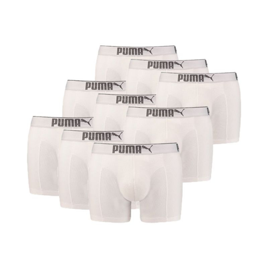 Puma 9-pack Lifestyle Sueded Cotton boxershorts - white