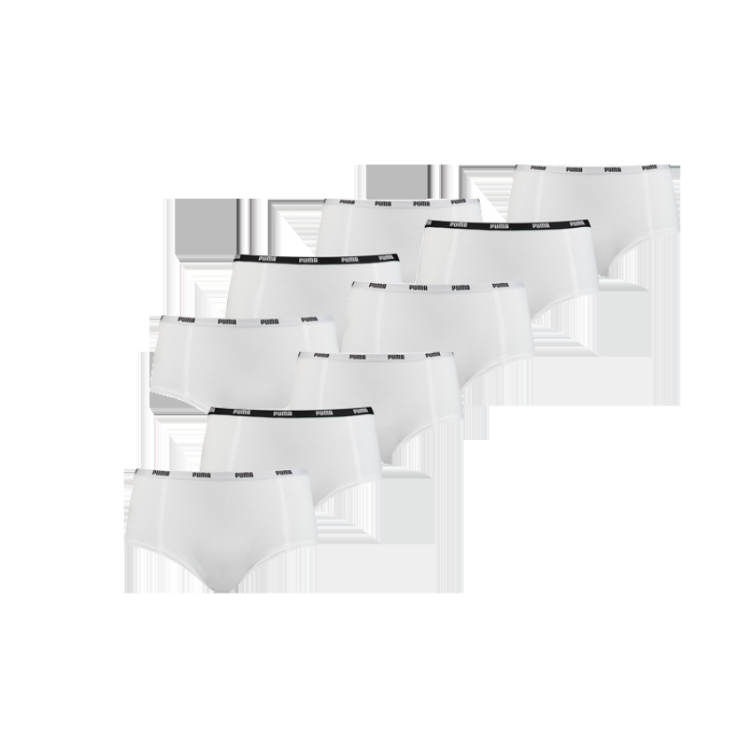 Puma 9-pack mini short- wit