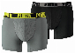 Puma Boxershorts Active 2-pack grijs-zwart