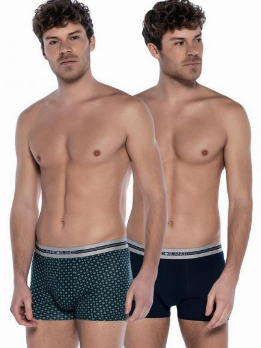 Punto Blanco 2p Boxer Briefs - Birkdale Blauw