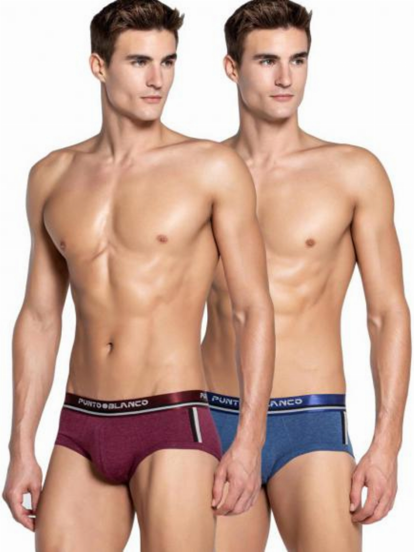 Punto Blanco 2p Mini Briefs - Discovery Blauw