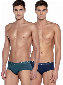 Punto Blanco 2p Mini Briefs - Fractals Blauw