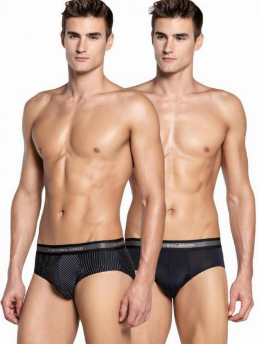 Punto Blanco 2p Mini Briefs - Supreme Zwart