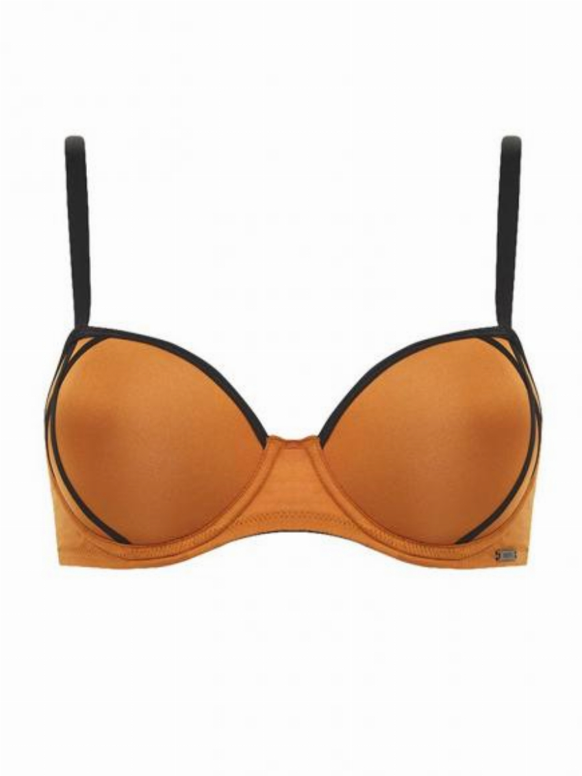 Sapph Padded Wire Bra - Mistress Huidskleur