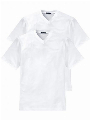 Schiesser 2-pack American T-Shirt V-neck Wit