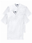 Schiesser 2-pack American T-Shirt V-neck Wit