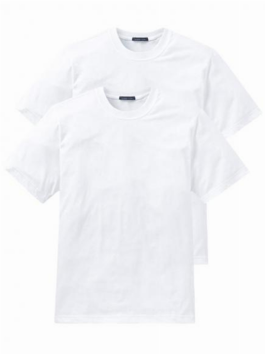 Schiesser 2-pack American T-Shirt Wit