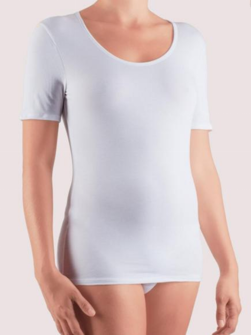 Schiesser 95 5 Shirt 1 2 arm Wit