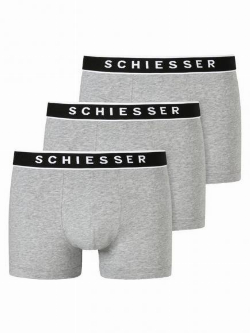 Schiesser 95-5 - Shorts - 3 pack Grijs
