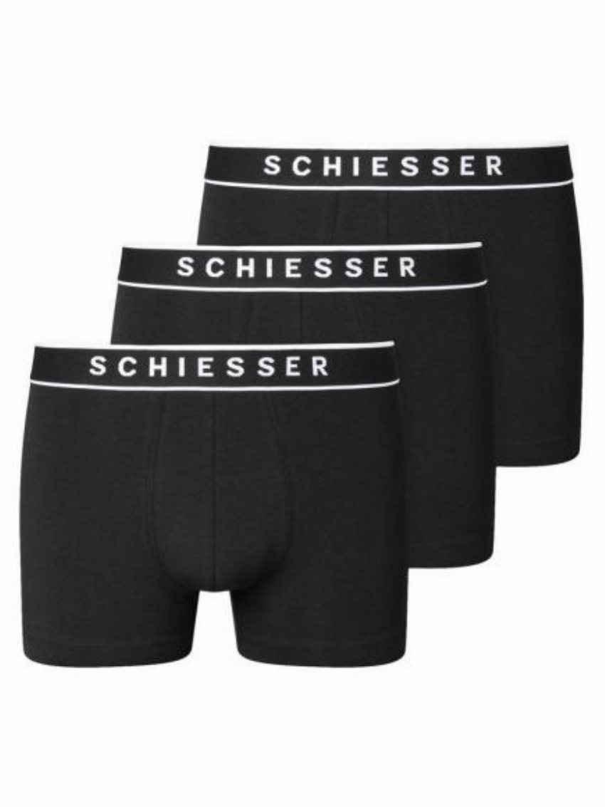 Schiesser 95-5 - Shorts - 3 pack Zwart