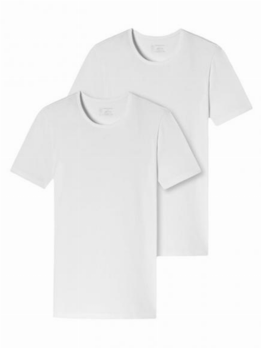 Schiesser 95-5 - T-shirt C-neck - 2pack Wit
