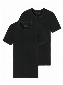 Schiesser 95-5 - T-shirt C-neck - 2pack Zwart