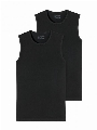 Schiesser 95-5 Tanktop C-neck - 2-pack Zwart