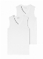 Schiesser 95-5 - Tanktop V-neck - 2-pack Wit