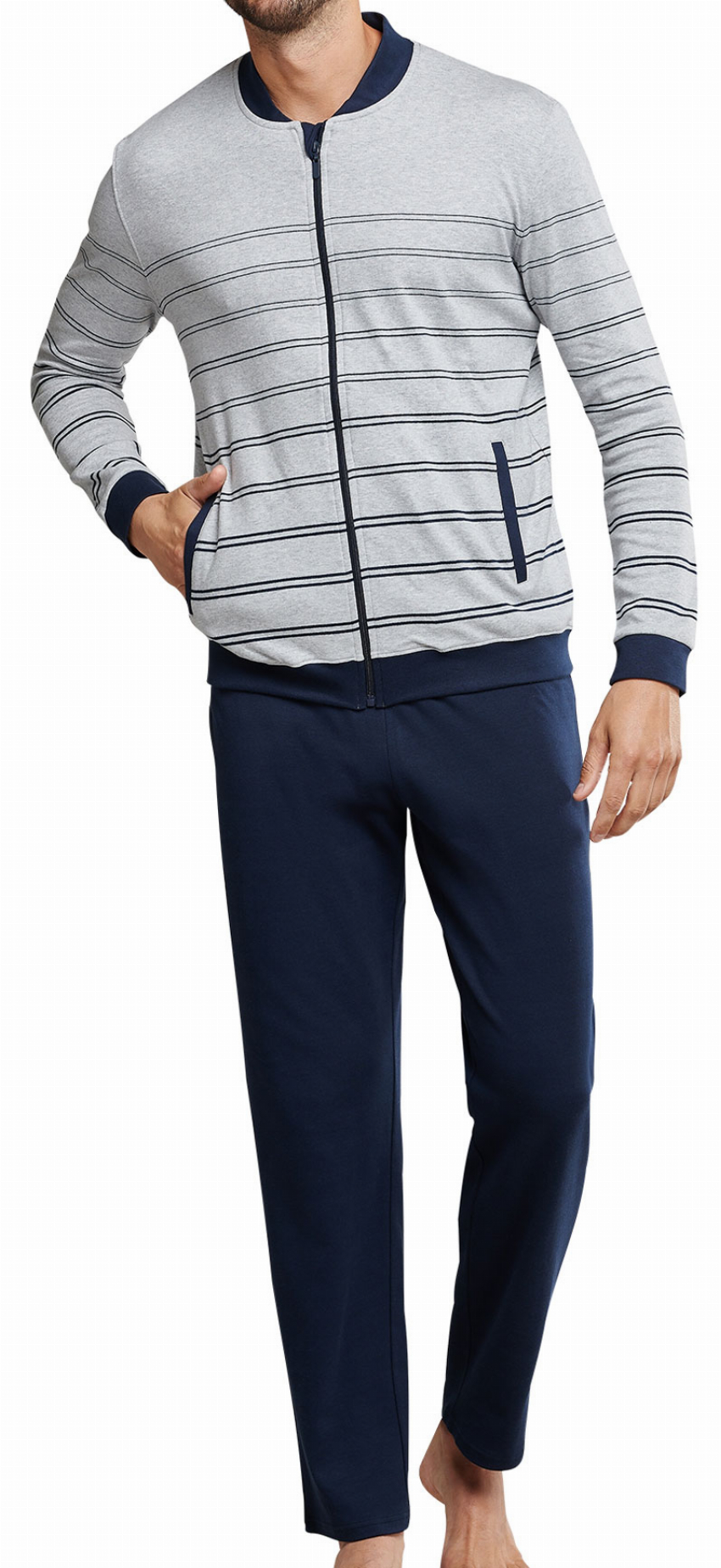 Schiesser Huispak heren grijs