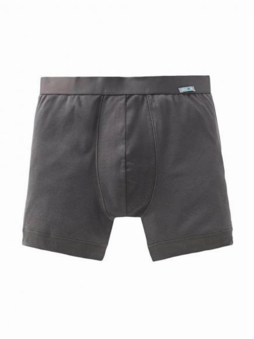 Schiesser Long Life Cool Retro-Short Grijs Bruin