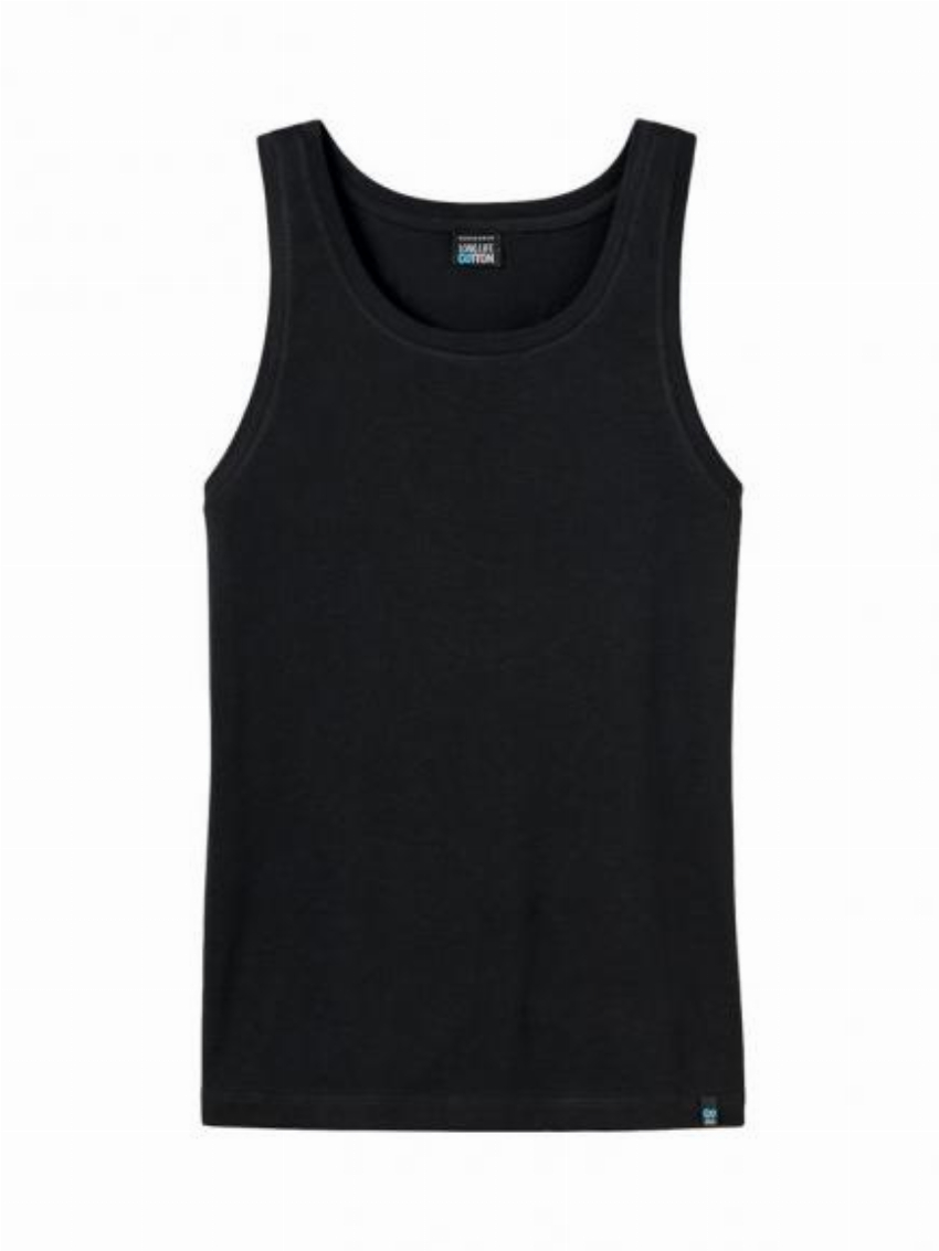 Schiesser Long Life Cotton - Shirt 0 0 Zwart